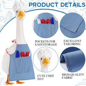 Aliceset Goose Outfit Cutlery complements outdoor party setups