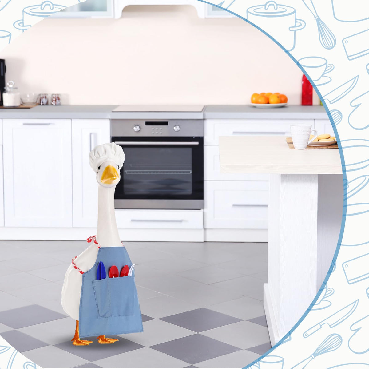 Aliceset Goose Outfit Makes a charming gift for garden lovers