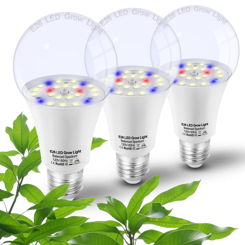 ALIDE grow light bulbs full spectrum packaging for indoor plants.