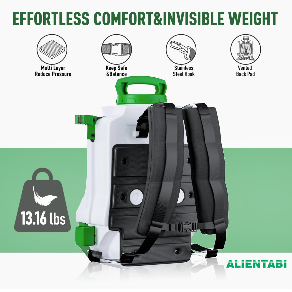 ALIENTABI spray gun and wand ready for high pressure coverage