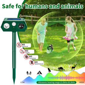 Alikguu two-pack setup ensures broader yard protection.