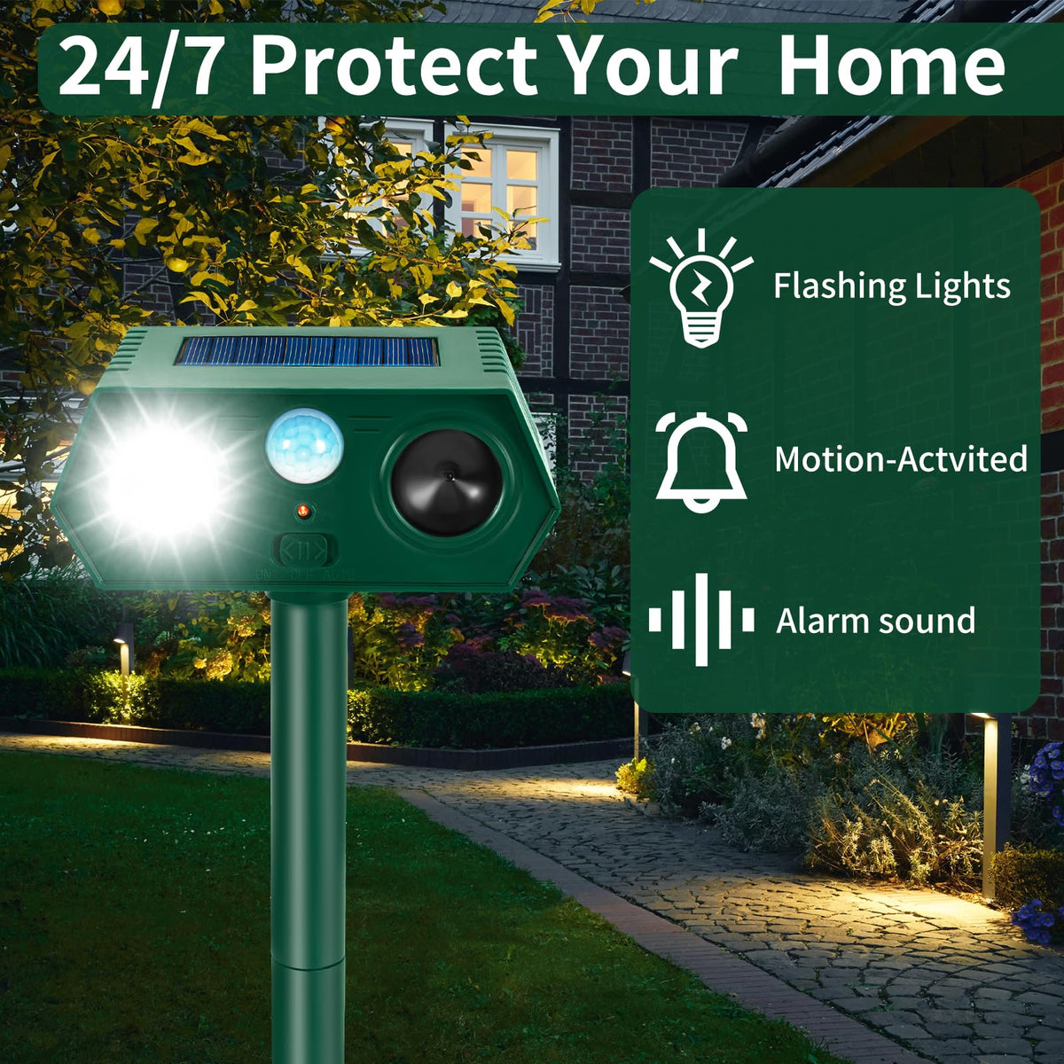 Alikguu housing remains IP65 waterproof against rain and snow.