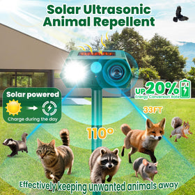 Alikguu unit detects motion with a PIR sensor in the garden.