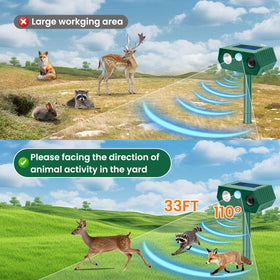 Alikguu repellent provides wide coverage across a lawn and garden.