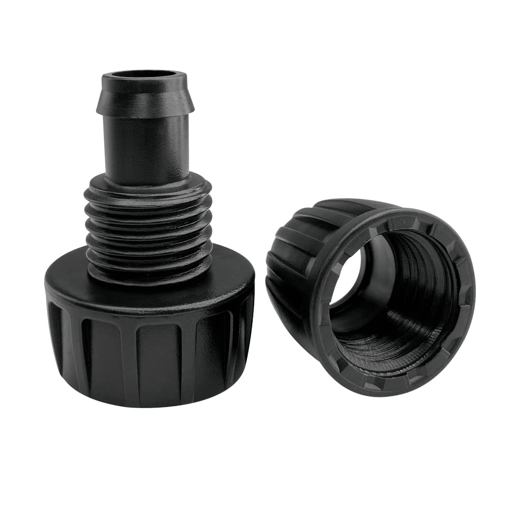 Alkarama barbed tubing connection offers secure grip under pressure.