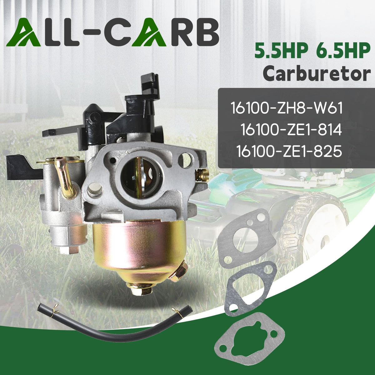 ALL-CARB 212cc carburetor gasket set provides reliable sealing