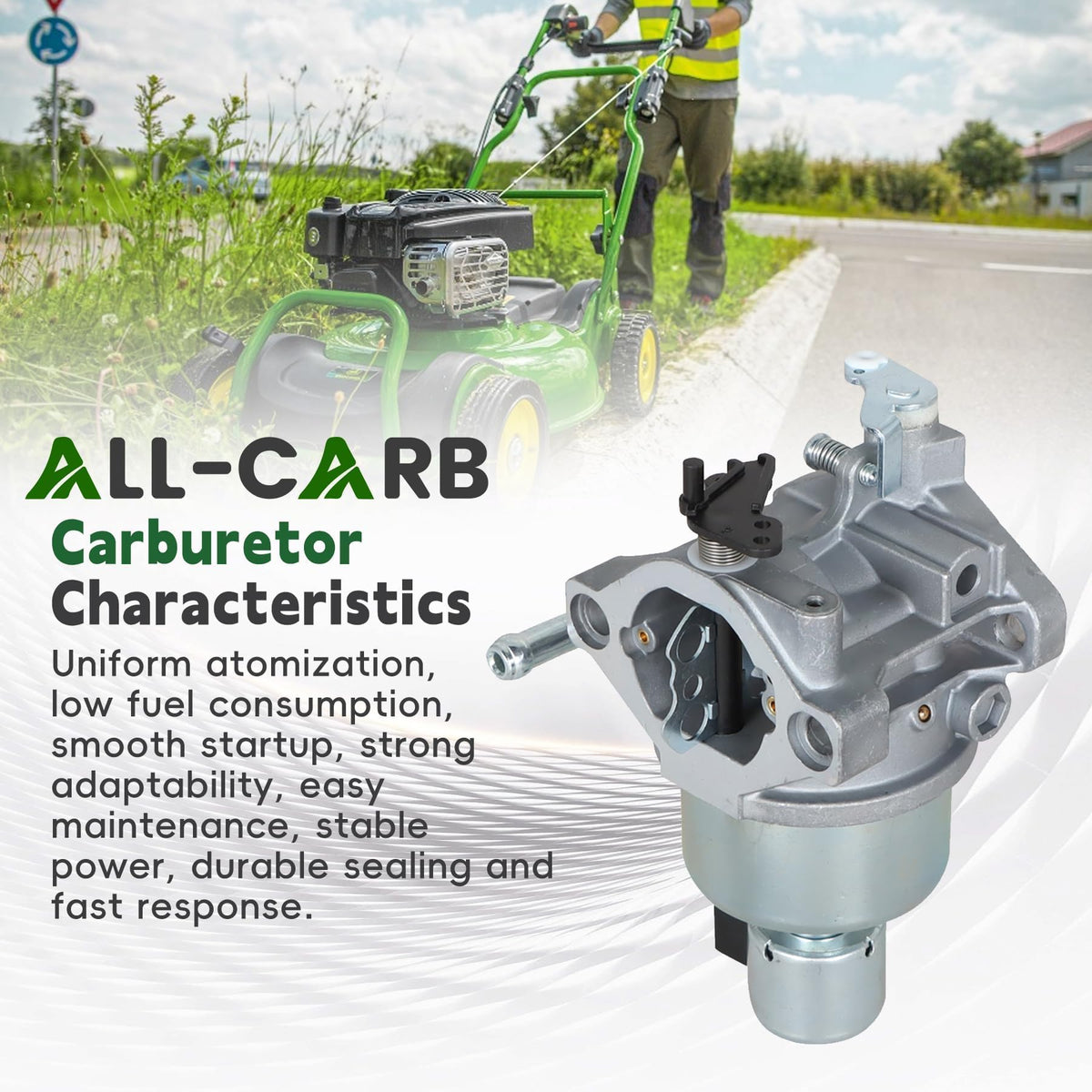 ALL-CARB 594605 installation-ready image helps compatible engine fit