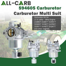 ALL-CARB 594605 packaging shows complete parts for installation readiness