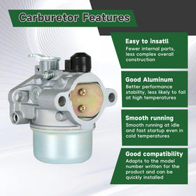 ALL-CARB carburetor close-up, durable build and corrosion-resistant components.