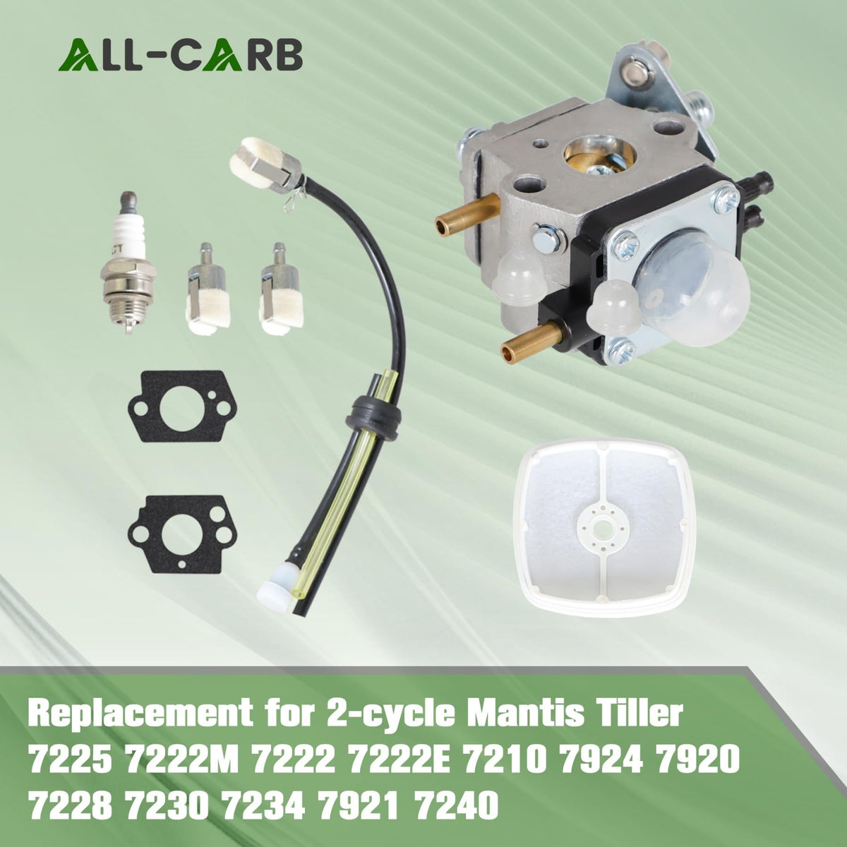ALL-CARB gaskets for Mantis Tiller sealing and leak prevention
