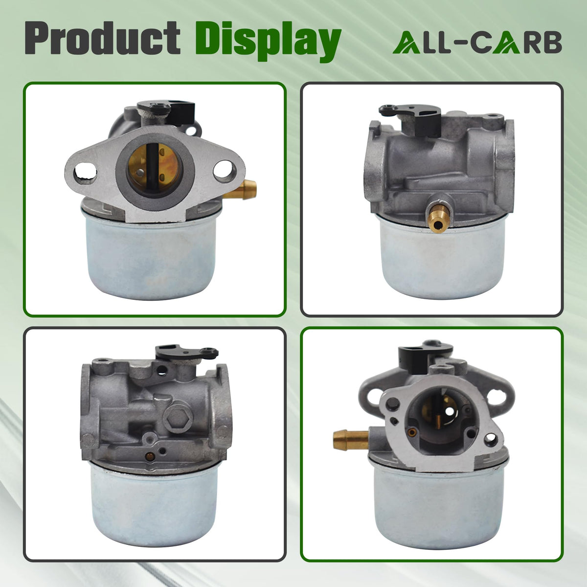 ALL-CARB package content with carburetor, gasket, and O-ring for Briggs Stratton