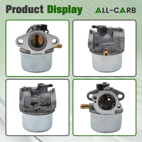 ALL-CARB package content with carburetor, gasket, and O-ring for Briggs Stratton