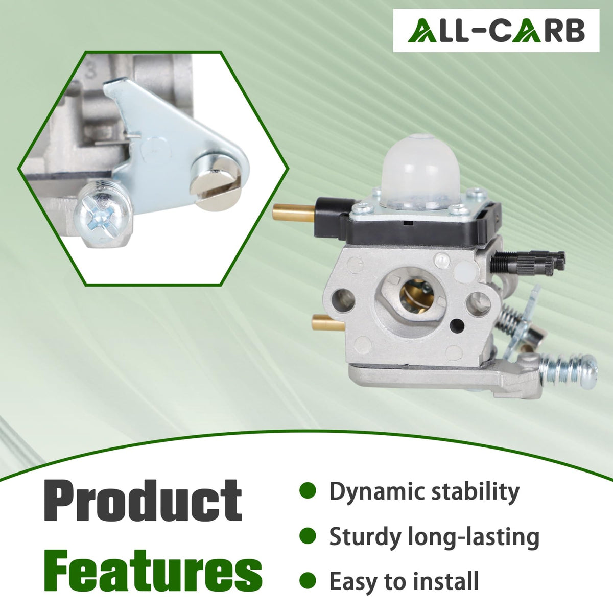 ALL-CARB spark plug for Mantis Tiller improving ignition and efficiency