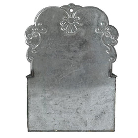All Chic antique-green wall planter highlights plants with rustic appeal
