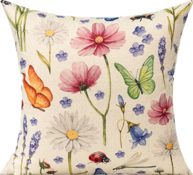 All Smiles outdoor decor pillow cover set complementing porch and terrace furniture