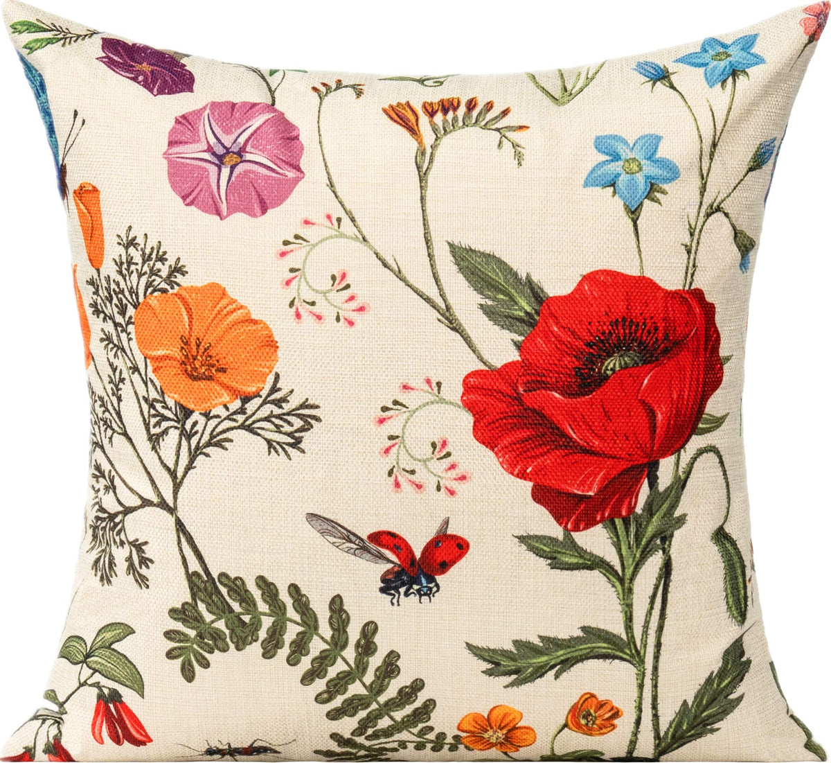 All Smiles 4-pack pillow covers provide easy refresh for beds and sofas