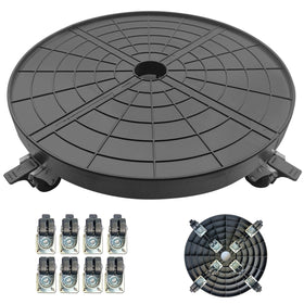 Alleegold 20-inch heavy-duty plant caddy front view showing mobility.