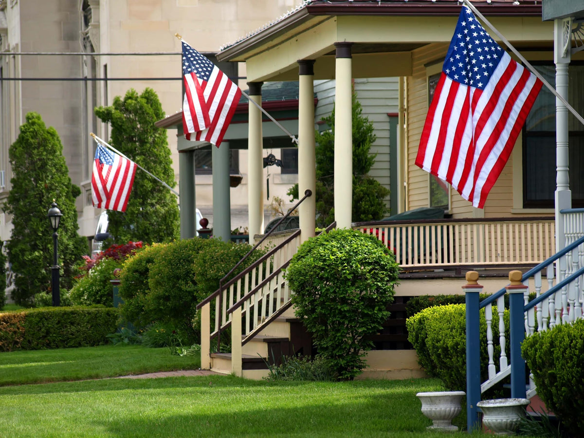Allied Flag adjustable-wall-mount-bracket supports versatile display angles.