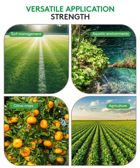 ALLIGARE 90 nonionic surfactant low-foam formulation reduces foam during application.