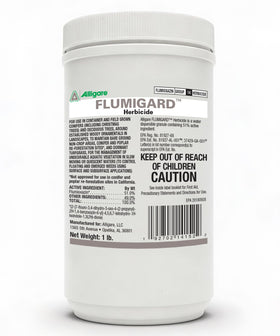 ALLIGARE Flumigard granules bag ready for rapid pre-emergent weed control.