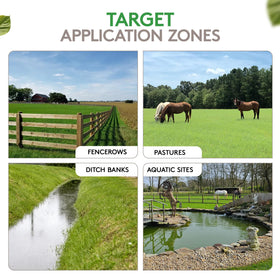 Alligare Imazapyr 4 SL aquatic weed control for ponds and ditches.