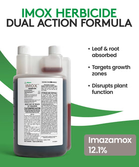 ALLIGARE Imox spray bottle applying selective weed control