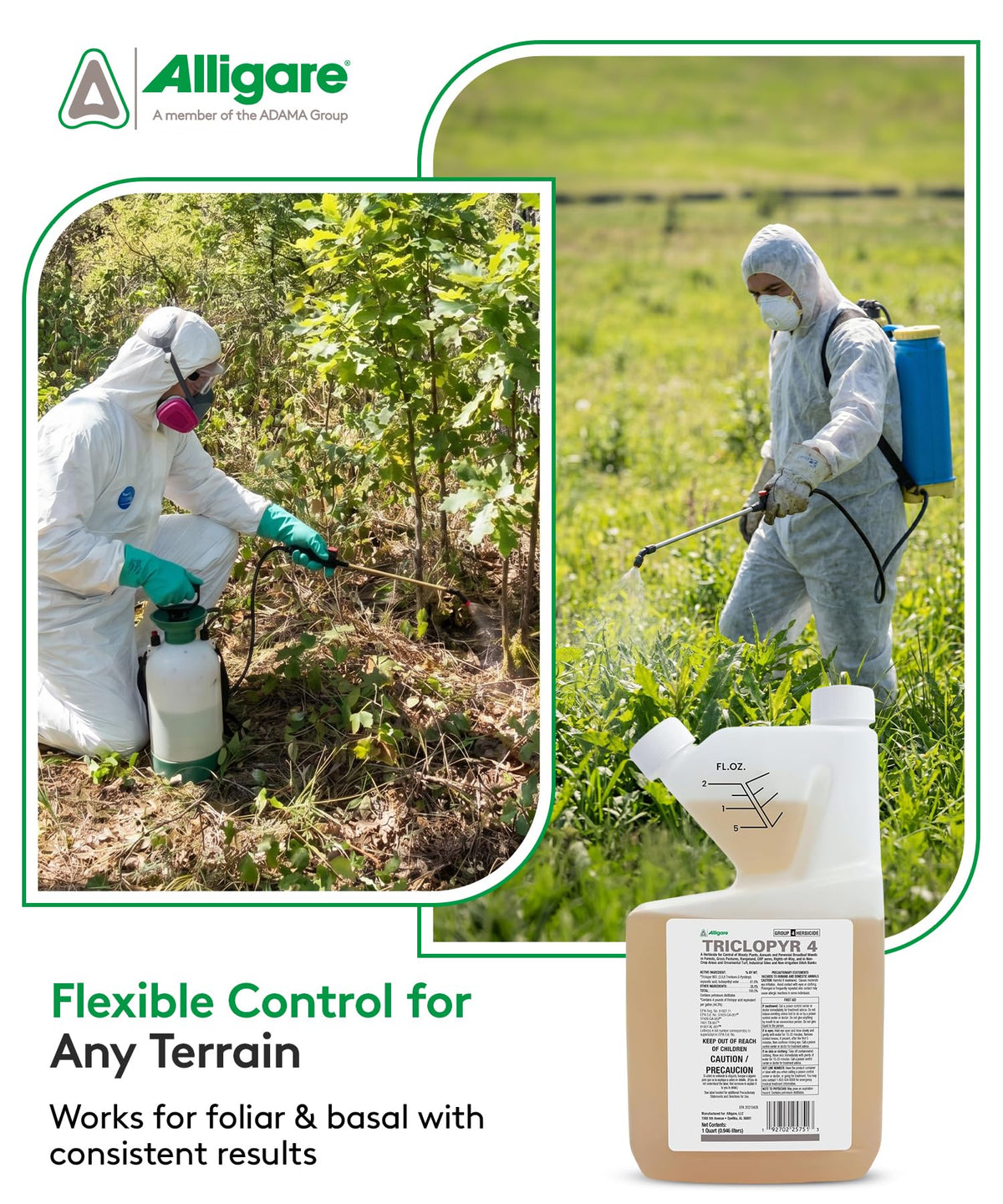 ALLIGARE Triclopyr 4 EC used on rights-of-way for vegetation management