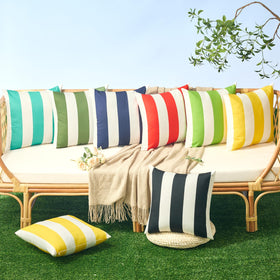 Allorry outdoor pillow covers machine-washable for simple seasonal refresh.