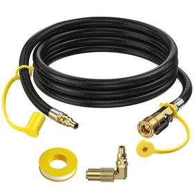 Alloxity 7 ft quick connect hose ready for RV setup with flexible reach.