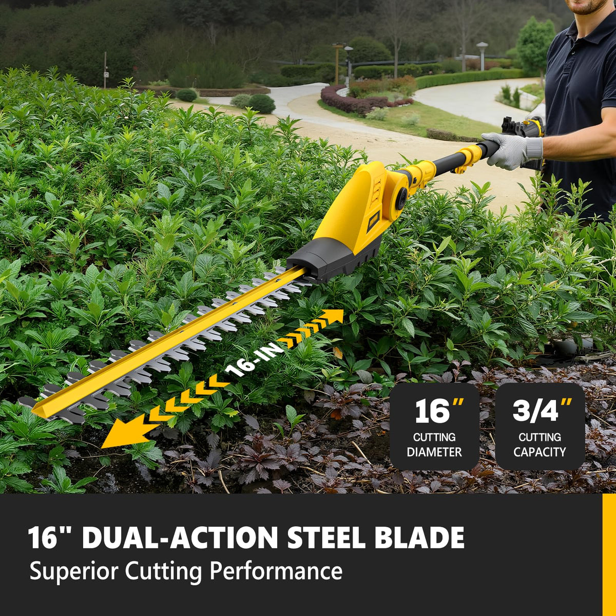 Alloyman 8.6-inch pole saw attachment for clean branch cuts