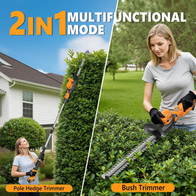 Alloyman dual 40V batteries provide longer run time for bigger yards.