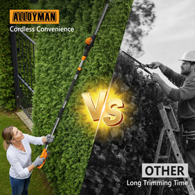 Alloyman lightweight cordless design reduces fatigue