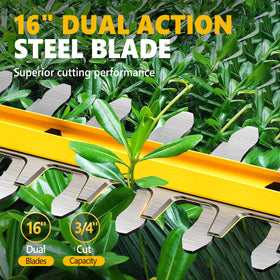Alloyman rotating rear handle enables precise trimming at any angle.