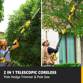 Alloyman shoulder straps improve balance during extended pruning