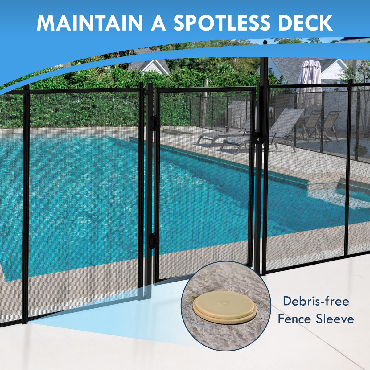 ALLSAFE compatible with All-Safe and other fence brands.