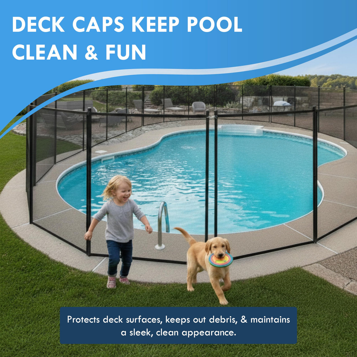ALLSAFE putty cap UV-resistant material resists cracking and fading