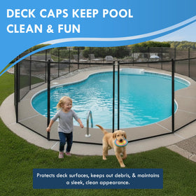 ALLSAFE putty cap UV-resistant material resists cracking and fading