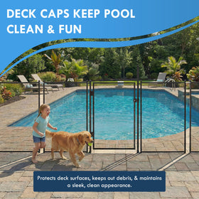 ALLSAFE weather-resistant deck plug withstands sun and rain year-round.