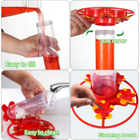 Allslotx improved metal hanging hook provides stable outdoor hanging