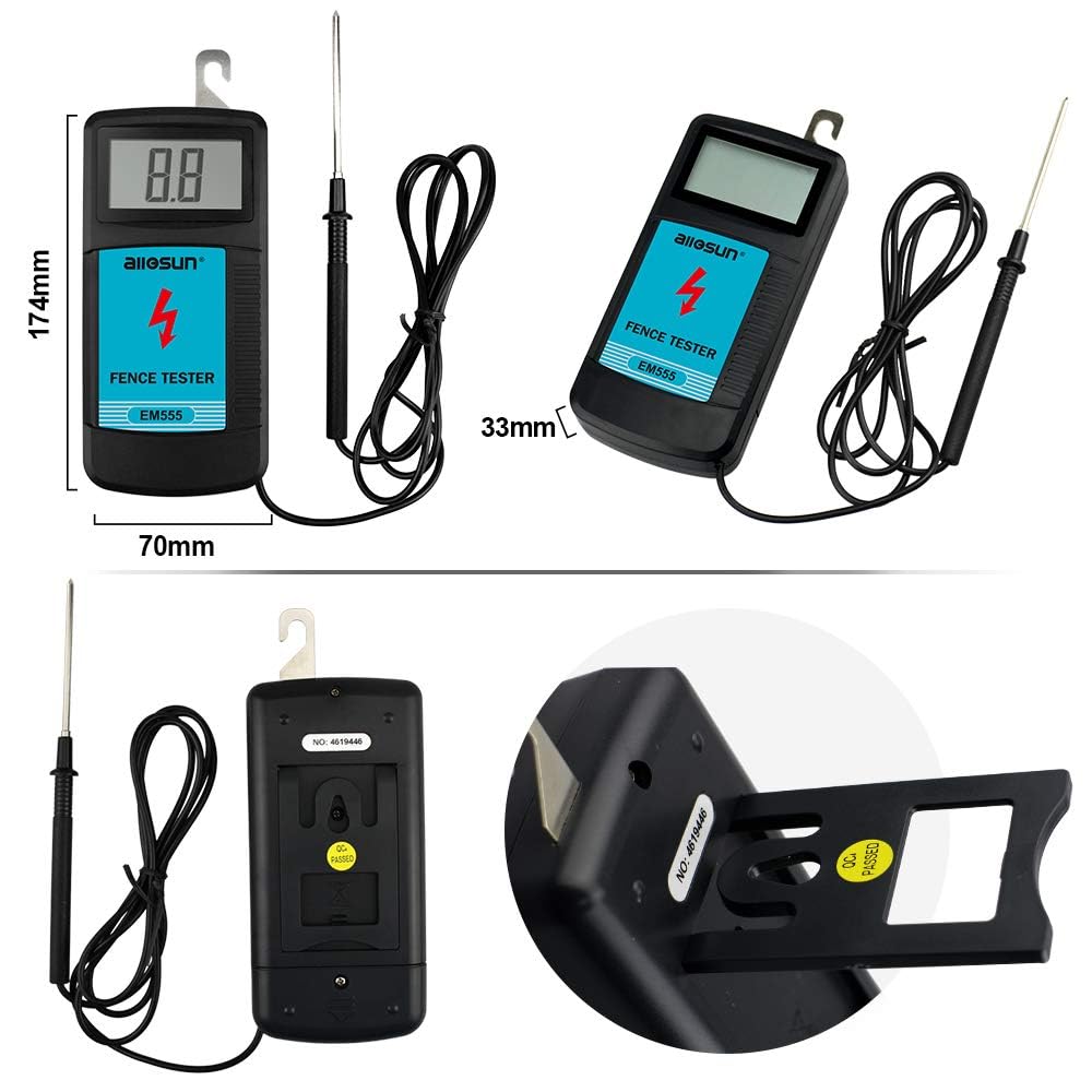 Allsun EM555 pulse-detection indicator highlights active signals