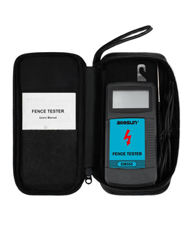 Allsun EM555 voltage range display aids fence performance checks