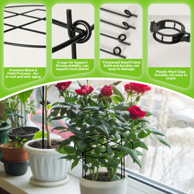 ALLTOOALL twenty plant clips secure stems without damage