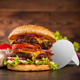 Alltop Smash Burger Press dishwasher safe for easy cleanup.