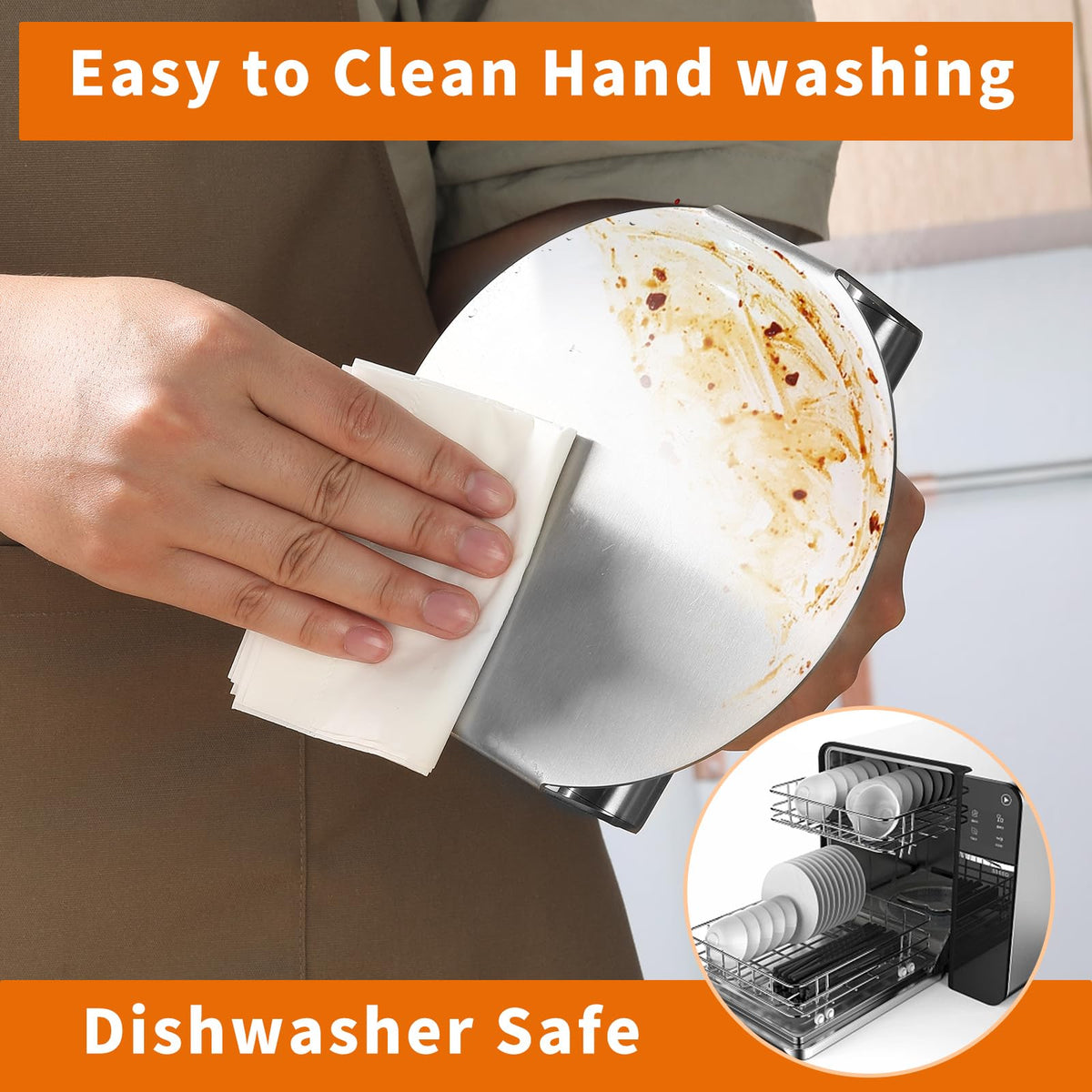 Alltop Smash Burger Press non-stick surface reduces sticking for cleaner patties.