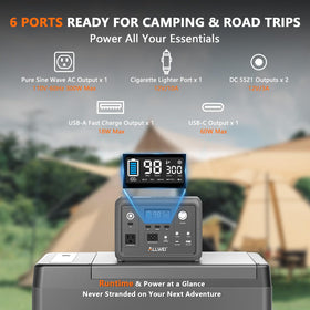 ALLWEI six-port output configuration ready for multi-device charging
