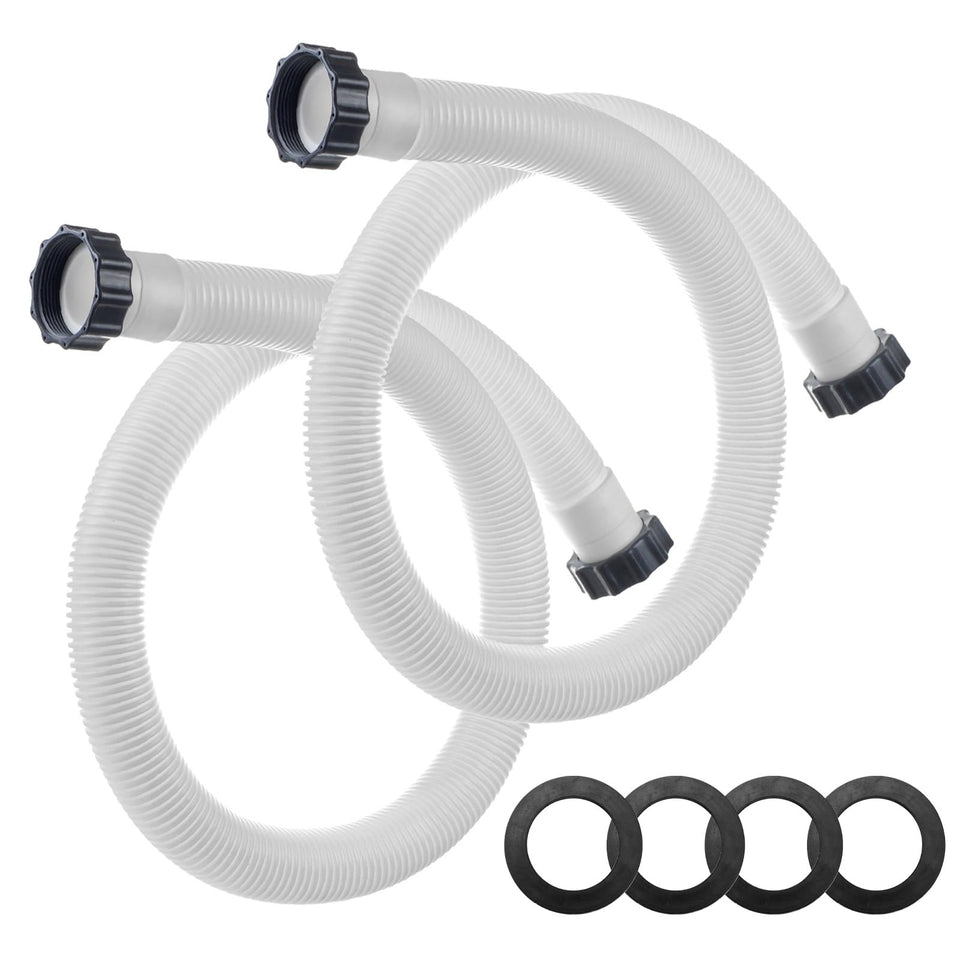 Alocs 1.5-inch pool hose for Intex pumps, 59-inch length, compatible with above-ground pools.