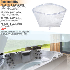 Alocs 6570-398 11-hole clip design secures the bag in the skimmer