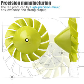 Alocs Ryobi P21081VNM blade replacement with durable plastic for long service life.