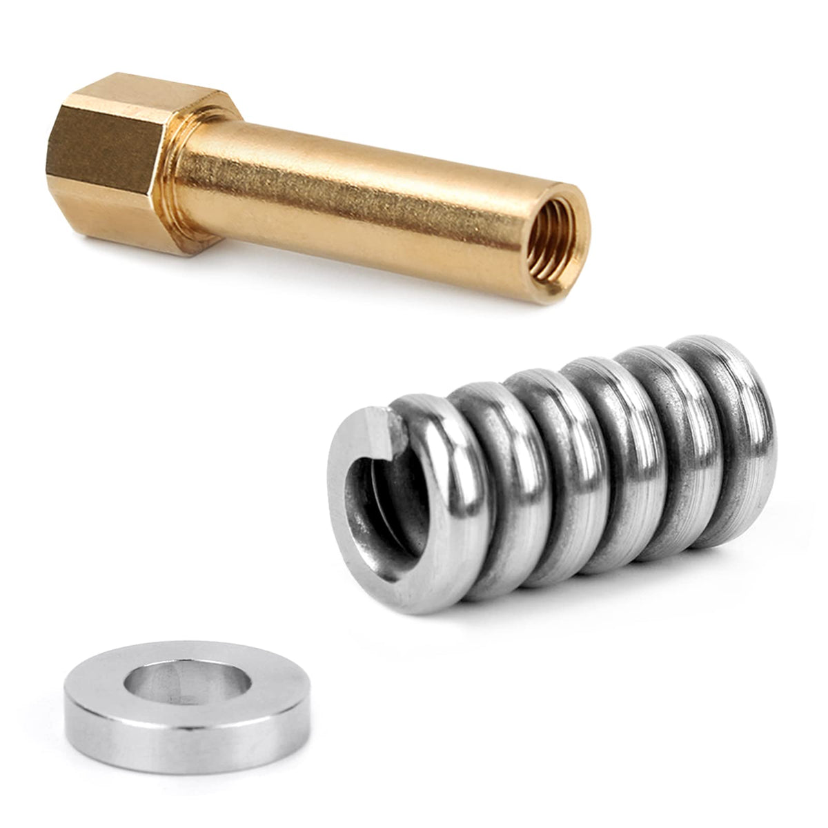 Alocs brass sleeve nut for Hayward clamp, durable pool filter replacement.