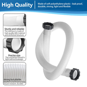 Alocs hose compatibility with Coleman and Intex pumps for various systems.